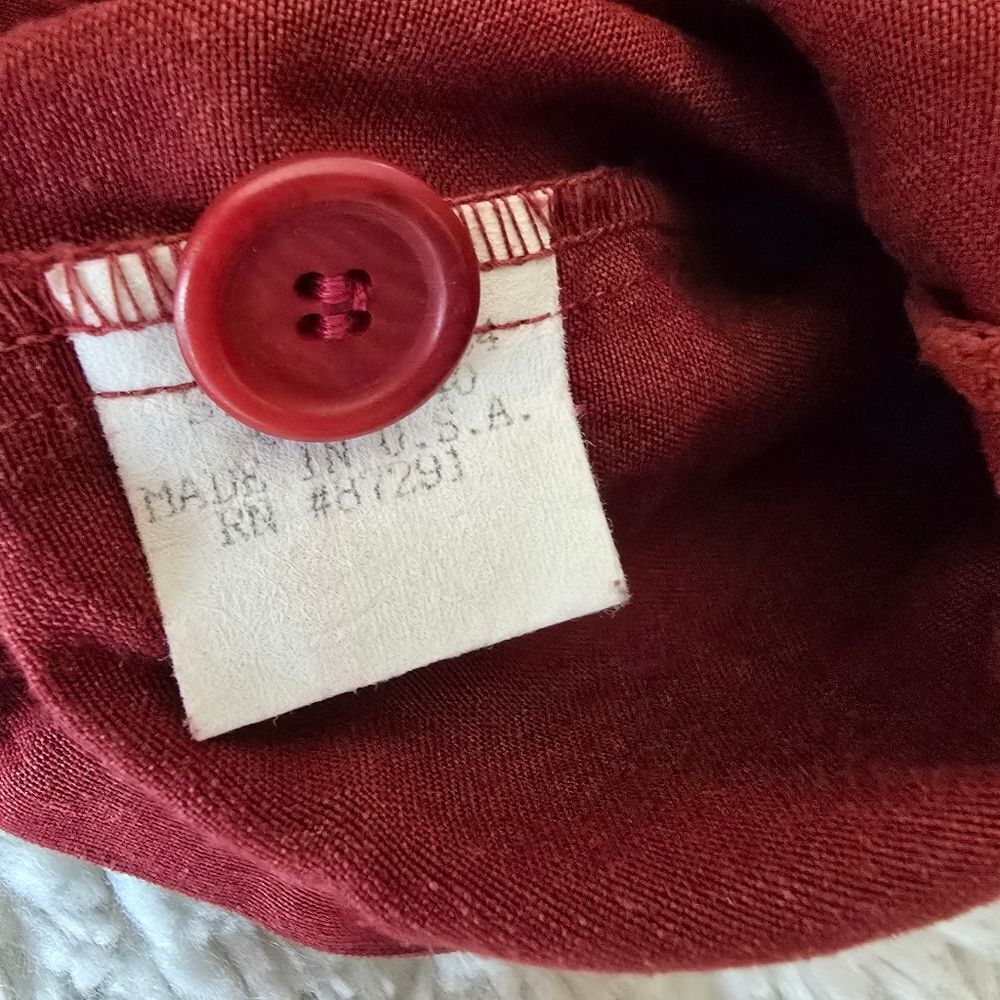 JOHNNY WAS Collection Women's Solid Red Blazer Size Large Jacket Size‎ Large - Picture 7 of 11